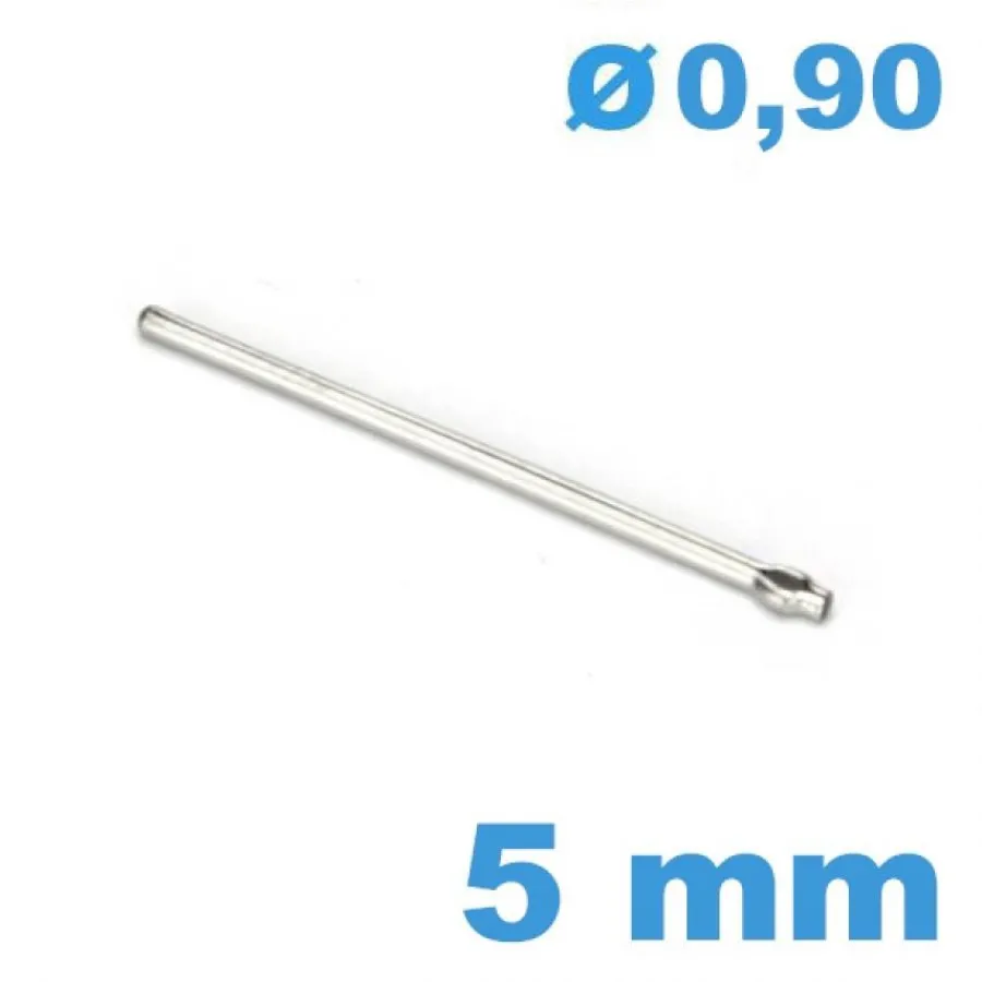 Goupille-Axe fendu 5mm pour bracelets montre diamètre 0.9 mm