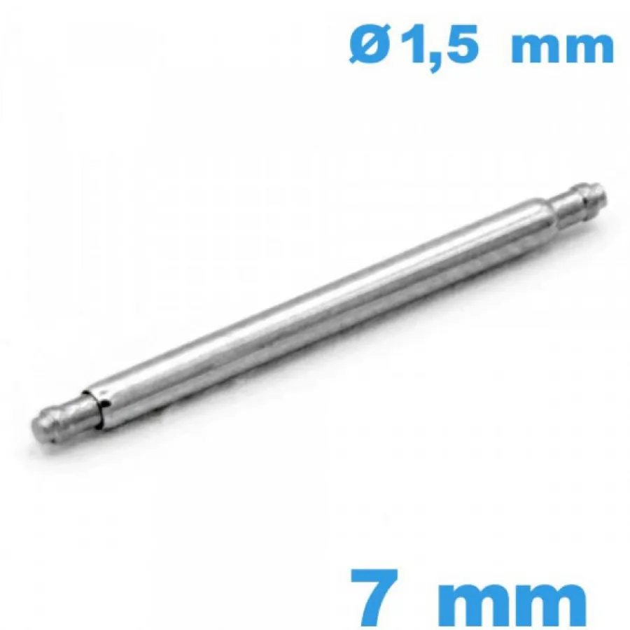 Pompe-Barre à l'unité réparation montre 7mm diam : 1,5 mm épaulement simple