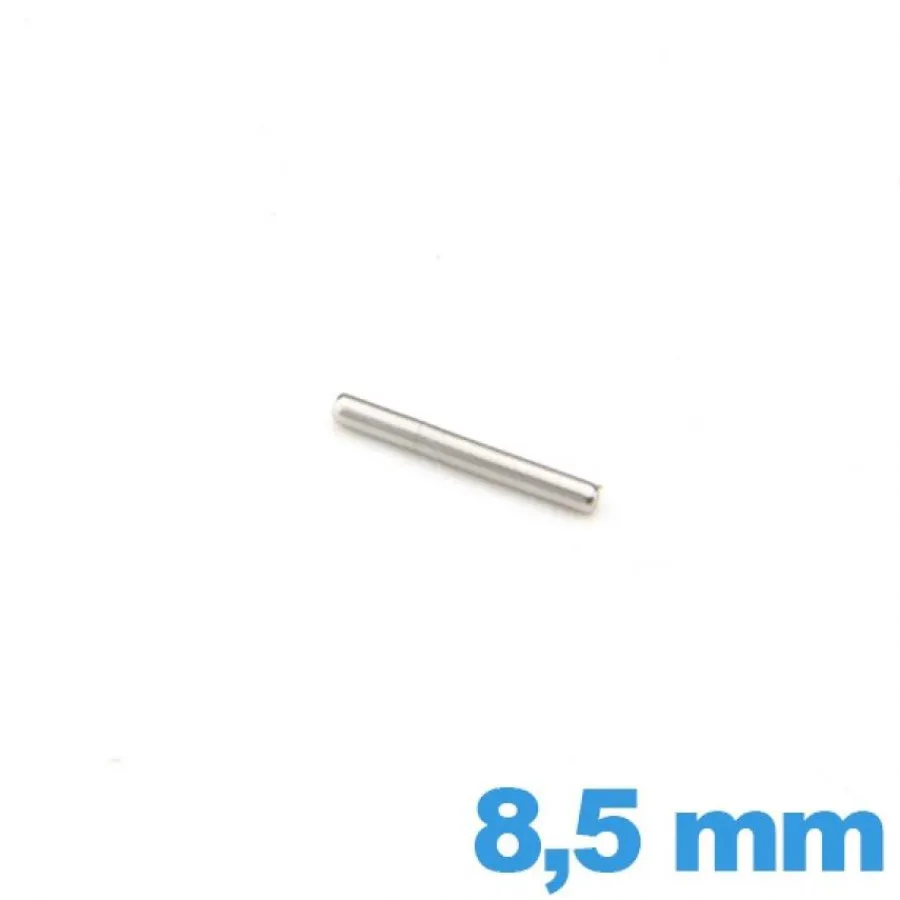 Goupille-Barre droite diamètre 1.0 mm Longueur : 8.5 mm pour bracelet métal
