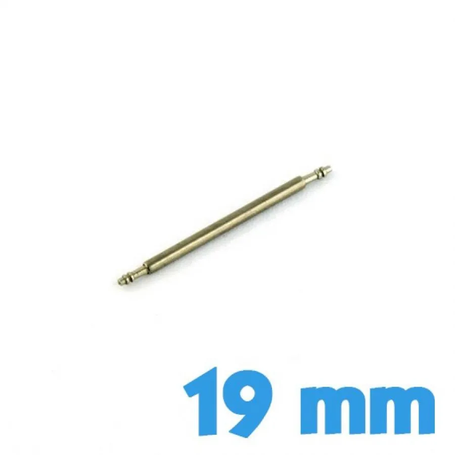 Pompe-barrette de bracelet montre à ressort de 19 mm