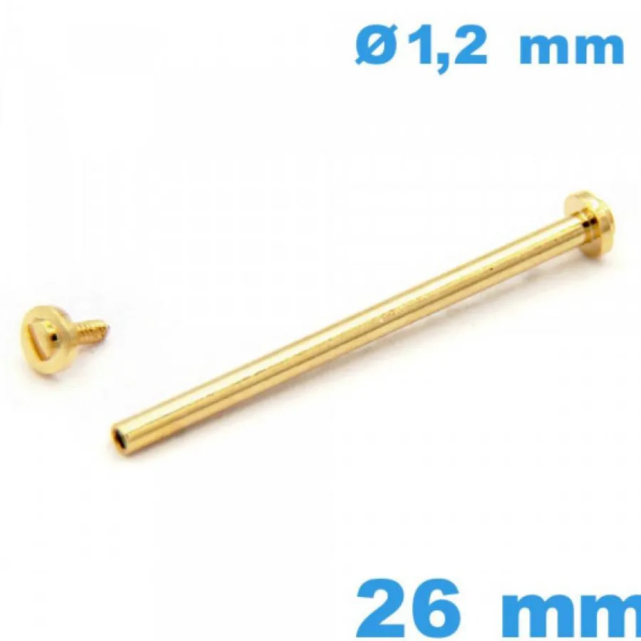 Barre À Rivet-Barrette pour Bracelet de Montre Rivet à Vis 26 mm