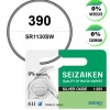 Seizaiken (seiko)-Batterie pour montre 390 1,55 V oxyde d'argent Seiko (Seizaiken)