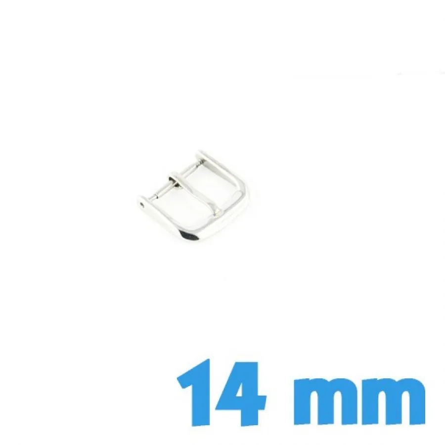 Pour Bracelet À Trous|Ardillon-Boucle Ardillon 14 mm Argenté - Fermoir