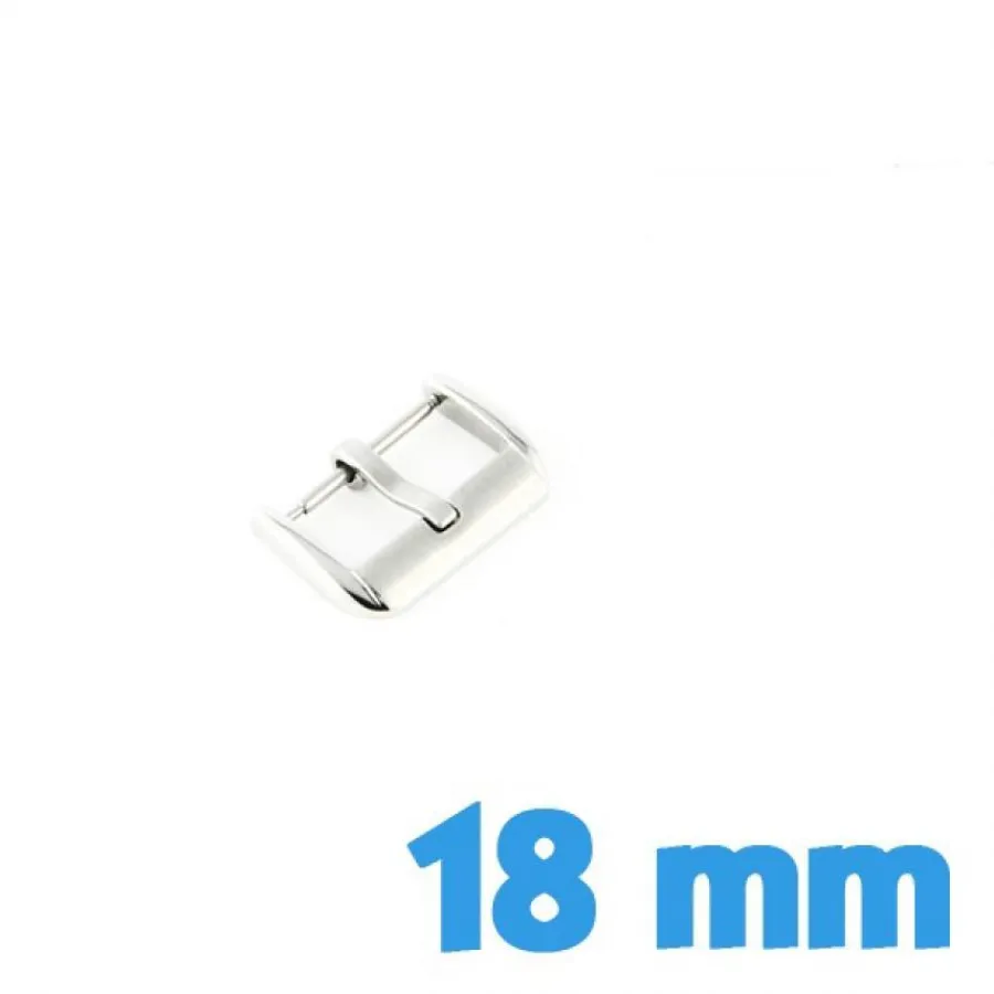 Pour Bracelet À Trous|Ardillon-Boucle Ardillon 18 mm Argentée - Fermoir