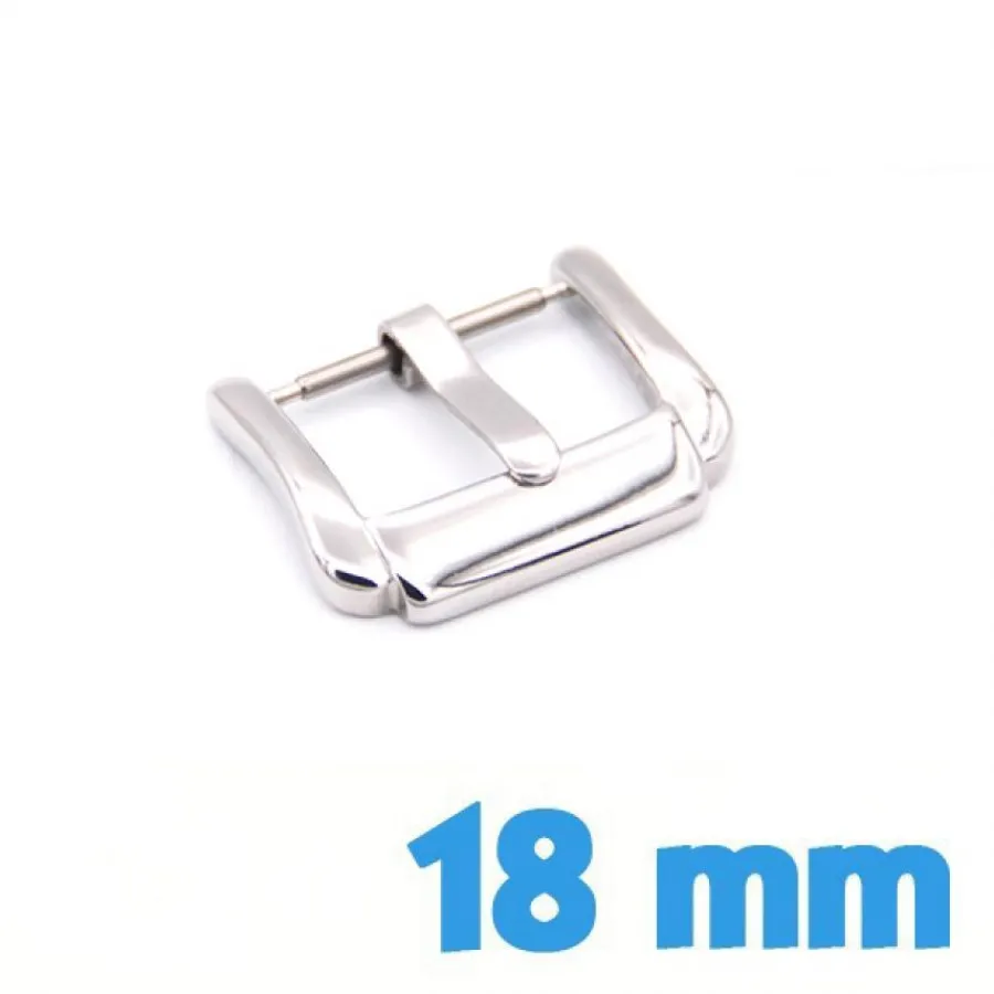 Pour Bracelet À Trous|Ardillon-Boucle Ardillon Argenté 18 mm pour Montre