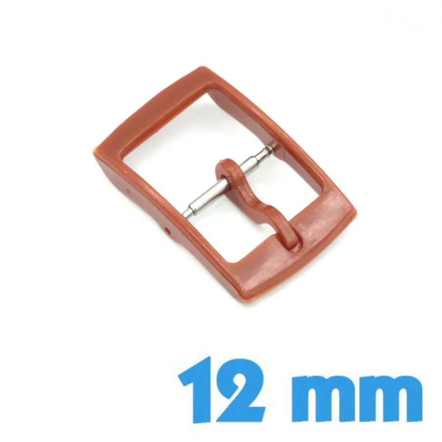 Ardillon-Boucle Montre Ardillon 12 mm Marron Plastique compatible Swatch