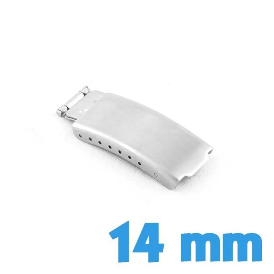 Pour Bracelet Métal|Déployante-Boucle montre métal 14 mm déployante pas chère pour bracelet