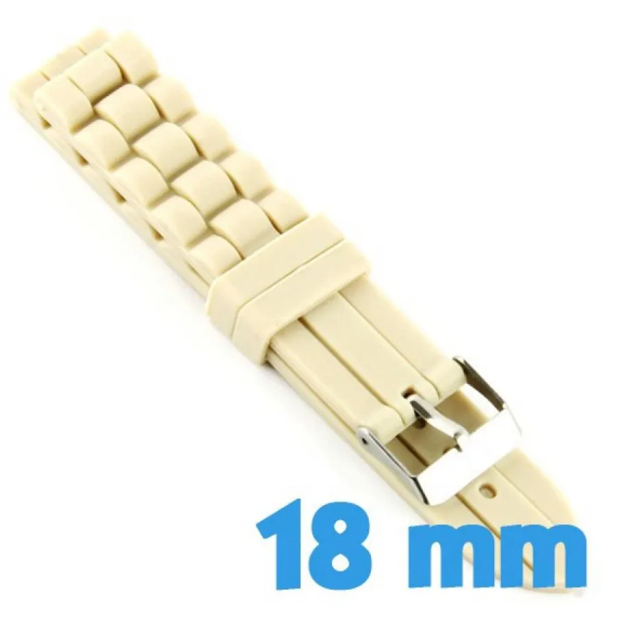 Bracelet Silicone-Bracelet couleur sable