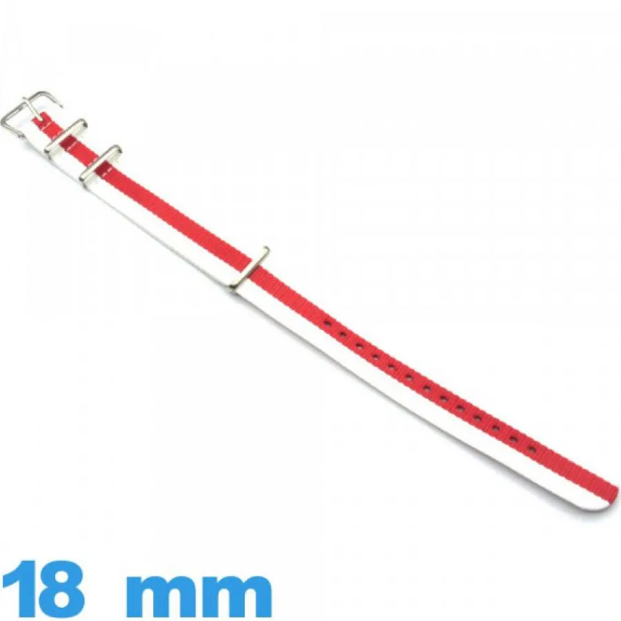 Bracelet Tissu|Bracelet Nato-Bracelet de montre N.A.T.O Angleterre Textile 18 mm