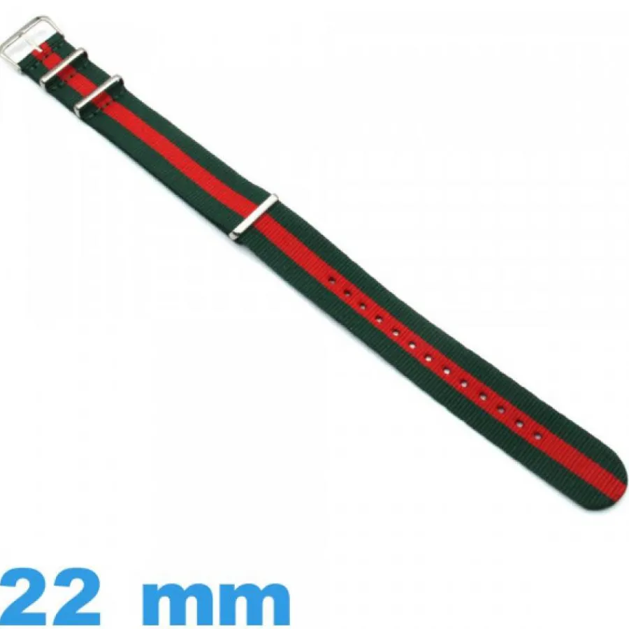 Bracelet Tissu|Bracelet Nato-Bracelet Nato tissu Portugal 22mm montre