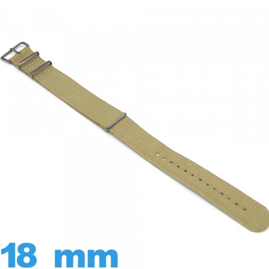 Bracelet Tissu|Bracelet Nato-Bracelet Textile pour montre 18 mm Nato