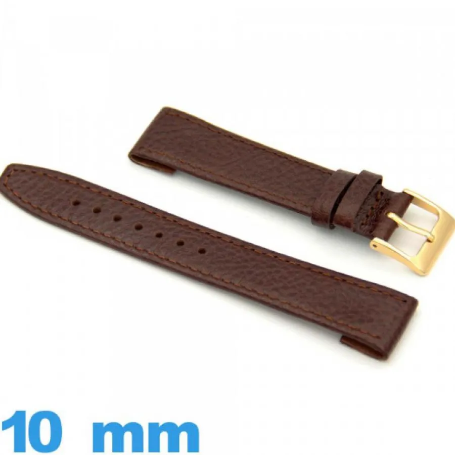 Bracelet Cuir Pour Montre-Bracelet Vrai cuir  montre 10mm