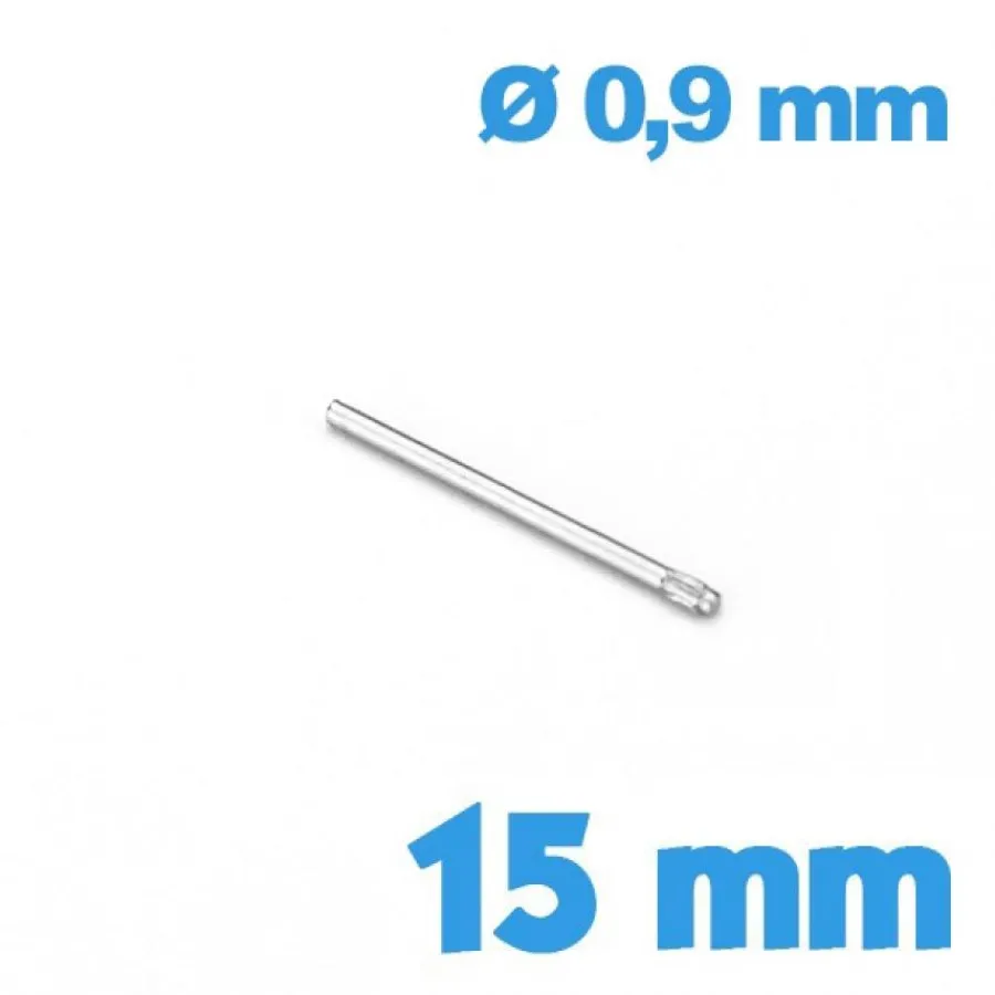 Goupille-Clavette avec moletage diamètre 0,9 15mm pour bracelet
