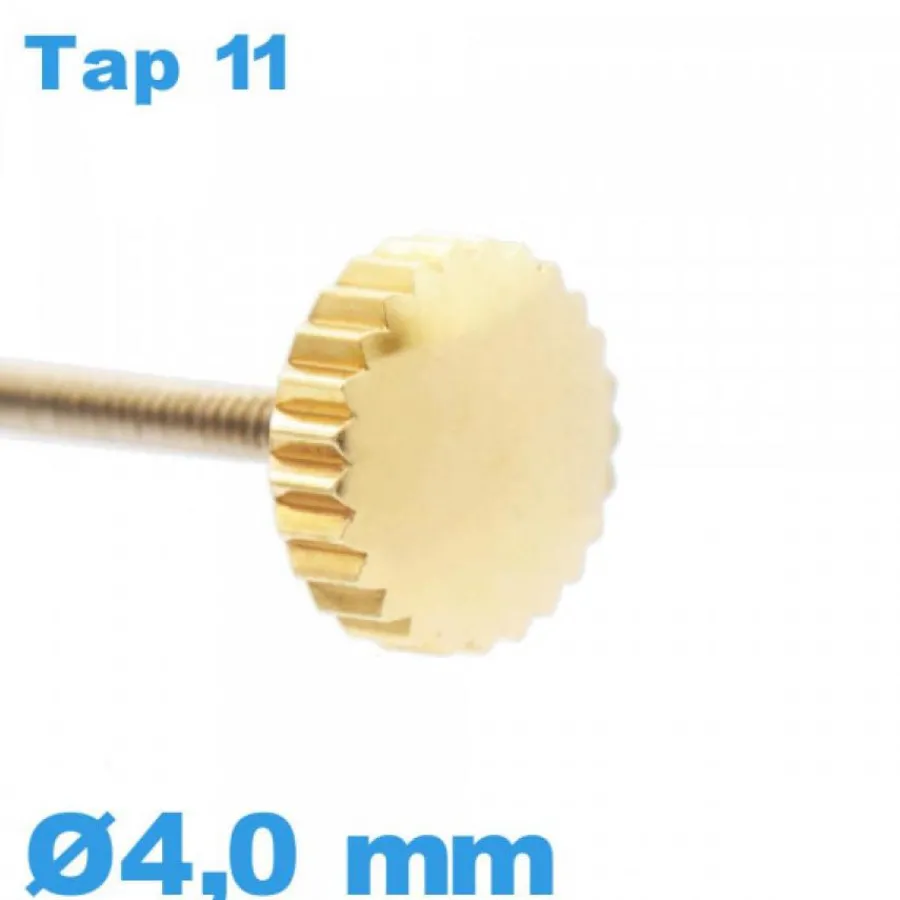 Tap 11 (1.1 Mm)-Couronne de montre / 4,0 mm - Doré TAP 11