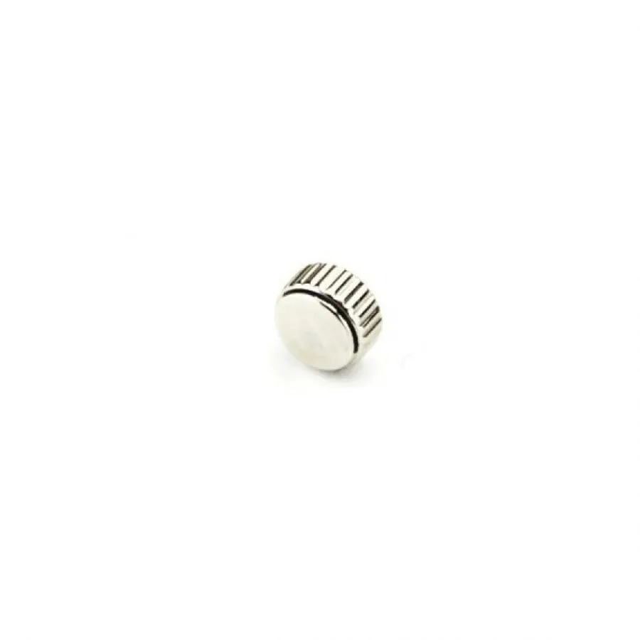 Couronne Waterproof (résistante À L'eau)|Tap 7 (0.70 Mm)-Couronne Remontoir Montre - Avec joint - Argenté / 4*2,4*2,4*0.70