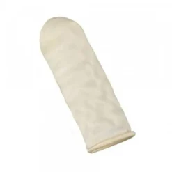 Équipement-Doigtier Latex de Protection - Couleur Crème - Taille S 19 mm
