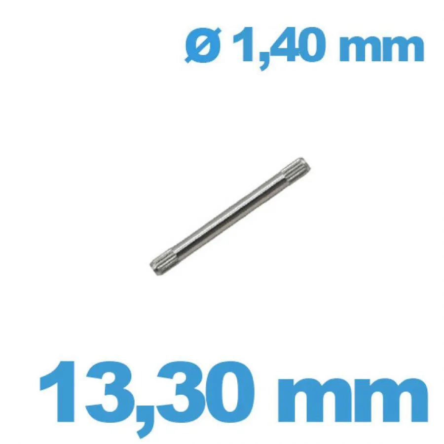 Goupille-Goupille Double Moletée 13,30 mm diam 1,40