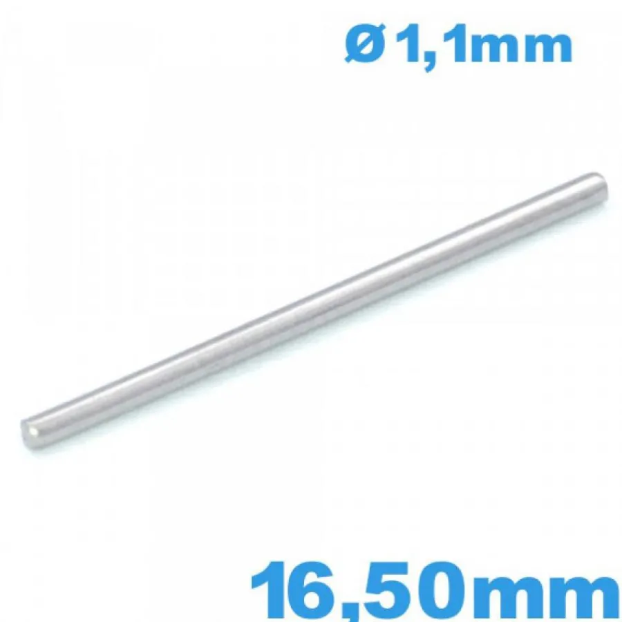 Goupille-Goupille droite 16,50mm pour Bracelet de Montre