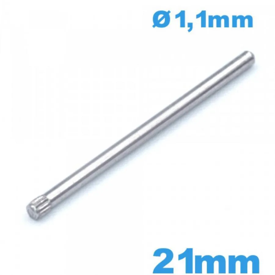 Goupille-Goupille Droite pour Bracelet de Montre 6 mm - Diamètre 1,10 mm
