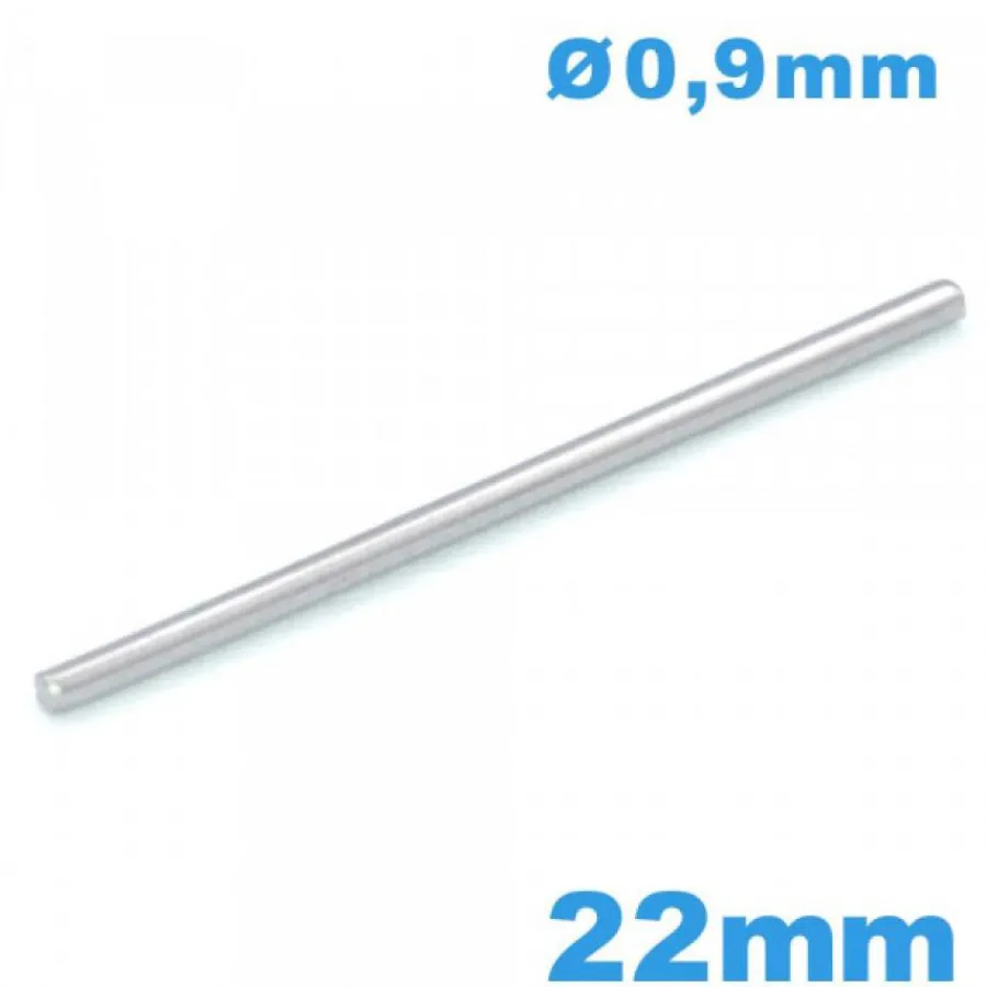 Goupille-Goupille Droite pour Bracelet de Montre 22 mm - Diam 0,90mm