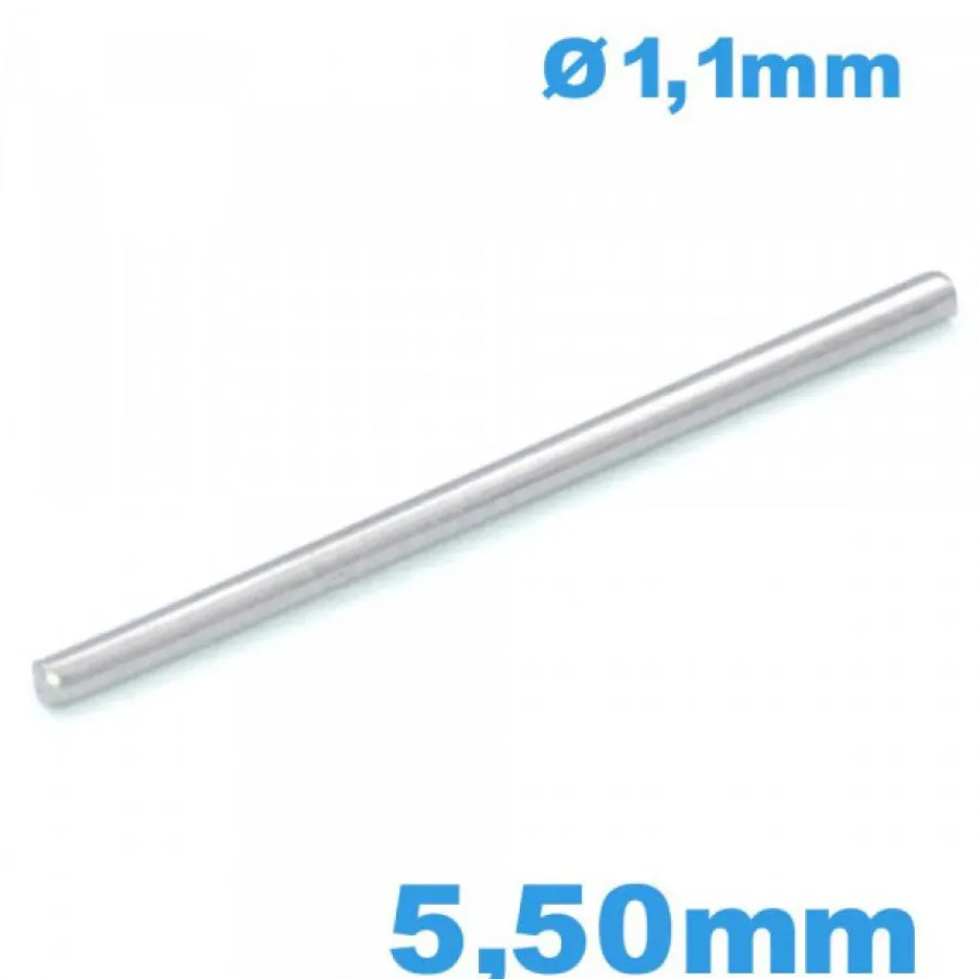 Goupille-Goupille droite pour bracelet acier 5,50 mm
