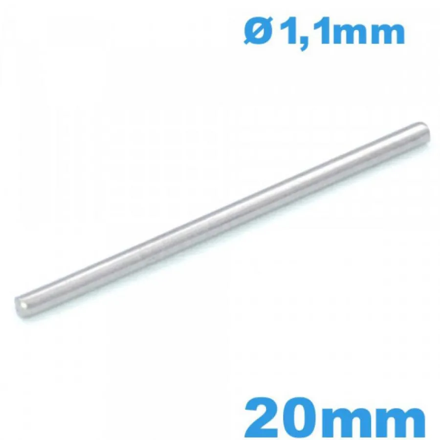 Goupille-Goupille droite taille 20 mm  bracelet montre acier inoxydable