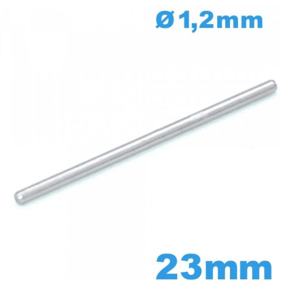 Goupille-Goupille droite taille 23 mm pour bracelet de montre platine