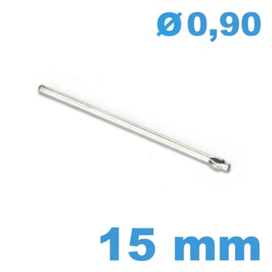 Goupille-Goupille fendue bracelet métal montre diamètre 0.9 mm Longueur : 15 mm