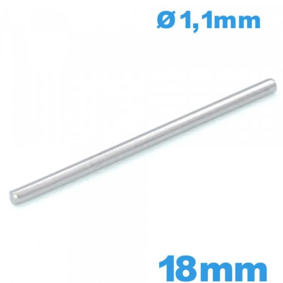 Goupille-Goupille large de 18 mm droite pour bracelet de montre titane
