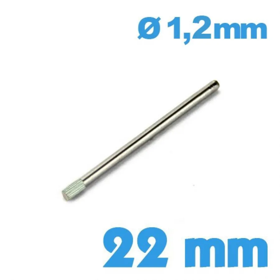 Goupille-Goupille Moletée 22 mm diamètre 1,2 Acier