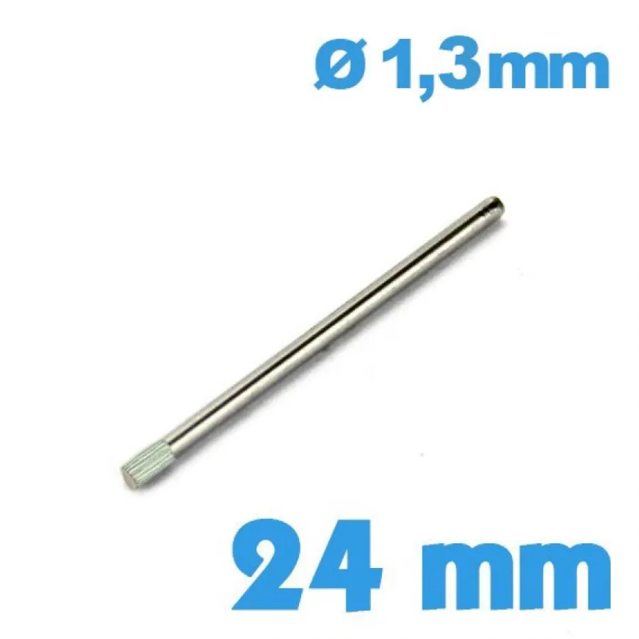 Goupille-Goupille Moletée 24 mm diamètre 1,30 mm