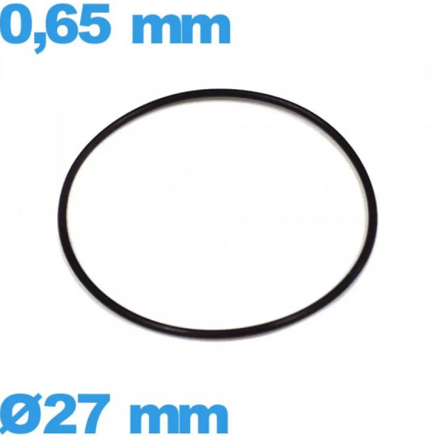 Joint De Boîtier-Joint 27 X 0,65 mm caoutchouc ISO Swiss torique pour montre