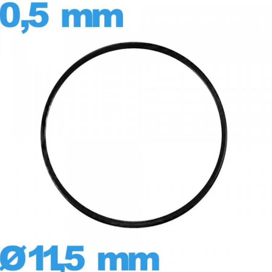 Joint De Boîtier-Joint 11,5 X 0,5 mm caoutchouc iso swiss plat pour montre