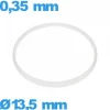 Joint De Verre|Joint De Boîtier-Joint 13,5 X 0,35 mm verre d'horlogerie   Sternkreuz