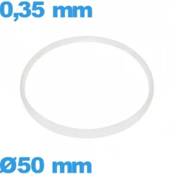 Joint De Verre|Joint De Boîtier-Joint 50 X 0,35 mm verre pour horlogerie blanc i-Ring
