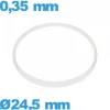 Joint De Verre|Joint De Boîtier-Joint  24,5 X 0,35 mm  verre pour montre