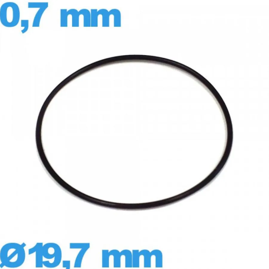 Joint De Boîtier-Joint caoutchouc pas cher montre  19,7 X 0,7 mm O-ring  étanchéité