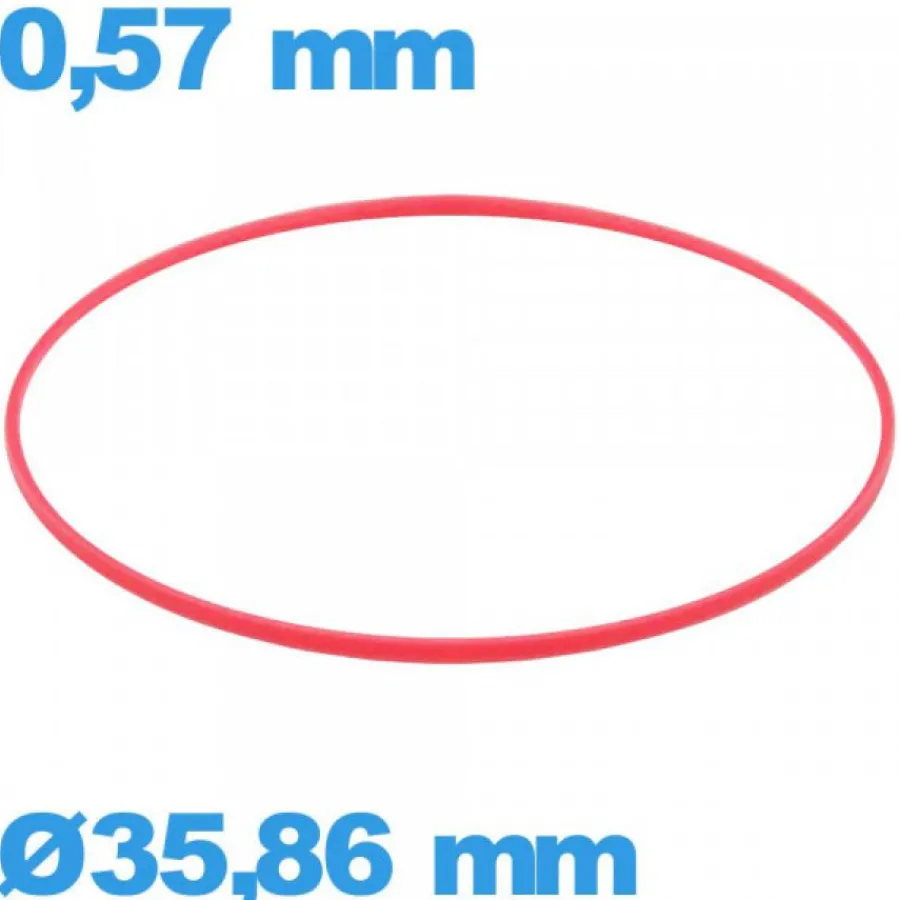 Joint De Boîtier-Joint cylindrique  35,86 X 0,57 mm   de montre