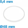 Joint De Verre|Joint De Boîtier-Joint de montre 48 X 0,4 mm   i-Ring