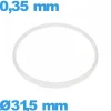 Joint De Verre|Joint De Boîtier-Joint d'horlogerie de marque ISO Swiss   31,5 X 0,35 mm