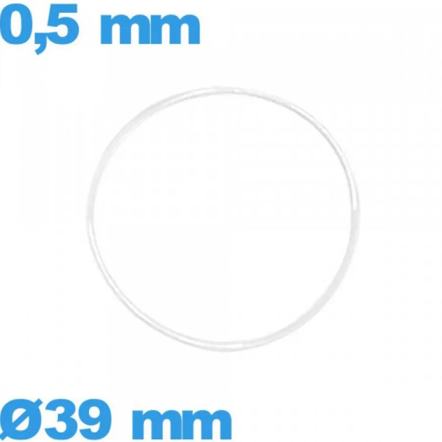 Joint De Boîtier-Joint horlogerie 39 X 0,5 mm torique étanchéité silicone