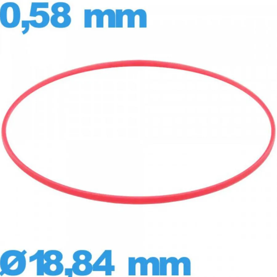 Joint De Boîtier-Joint horlogerie 18,84 X 0,58 mm étanchéité    cylindrique ISO Swiss
