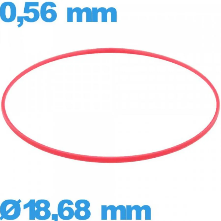 Joint De Boîtier-Joint ISO Swiss  18,68 X 0,56 mm cylindrique pour horlogerie