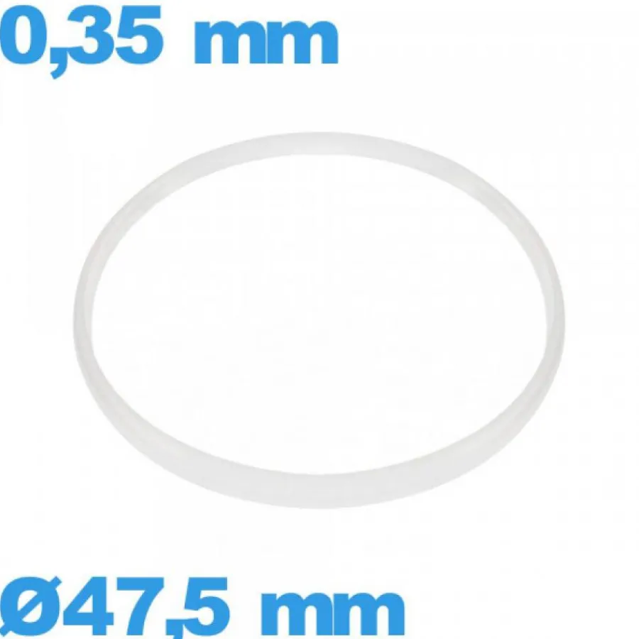 Joint De Boîtier|Joint De Verre-Joint montre 47,5 X 0,35 mm   i-Ring