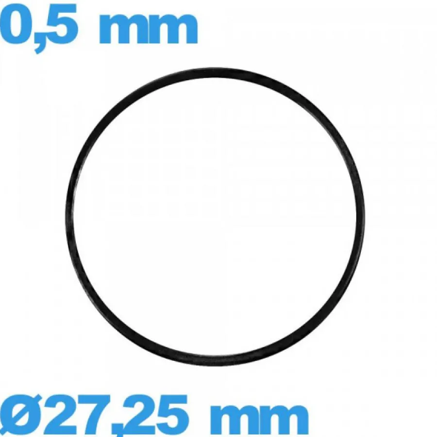 Joint De Boîtier-Joint NBR  montre iso swiss 27,25 X 0,5 mm plat  étanchéité