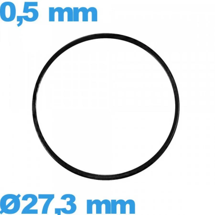 Joint De Boîtier-Joint NBR plat d'horlogerie - 27,3 X 0,5 mm