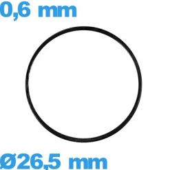 Joint De Boîtier-Joint NBR  pour montre  26,5 X 0,6 mm plat  étanchéité
