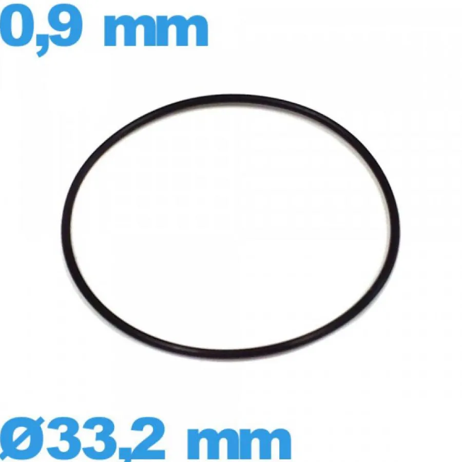 Joint De Boîtier-Joint NBR  pour montre de marque ISO Swiss 33,2 X 0,9 mm torique  étanchéité