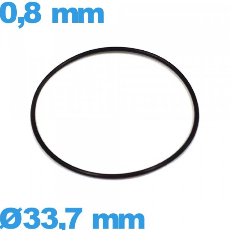 Joint De Boîtier-Joint nitrile pas cher d'horlogerie  33,7 X 0,8 mm torique  étanchéité