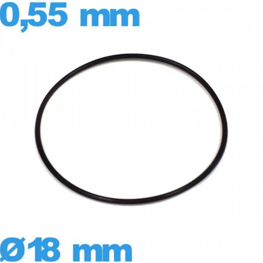 Joint De Boîtier-Joint pour horlogerie 18 X 0,55 mm étanchéité NBR  O-ring